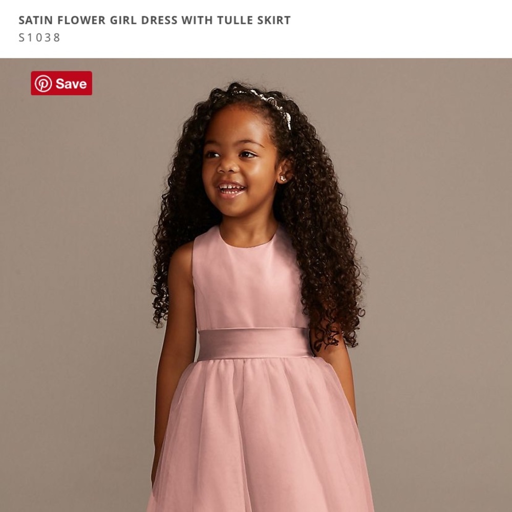 David’s Bridal S1038 Flower Girl Dress - Ballet
